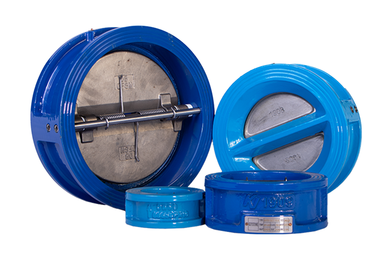 شیر خودکار چدنی دیسک استیل مدل دبل پلیت (Double Plate Check Valve) | بردیا صنعت